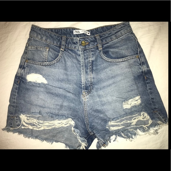 Zara Pants - Zara High Waisted Jean Shorts